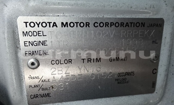 Buy Used Toyota Hiace Other Car in Import - Dubai in Region of Bouenza Buy Used Toyota Hiace Other Car in Import - Dubai in Region of Bouenza