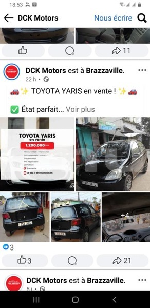 Big with watermark toyota yaris commune de brazzaville brazzaville 8723
