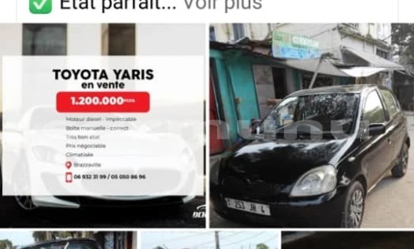 Acheter Occasion Voiture Toyota Yaris Autre à Brazzaville, Commune de Brazzaville Acheter Occasion Voiture Toyota Yaris Autre à Brazzaville, Commune de Brazzaville