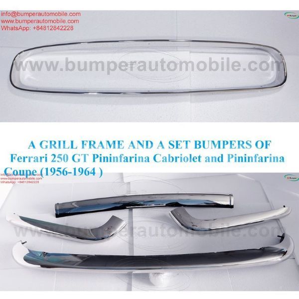 Big with watermark 1 800 ferrari 250 gt coup%c3%a9 cabriolet pininfarina s2 1956 1964 bumper and grill frame 5