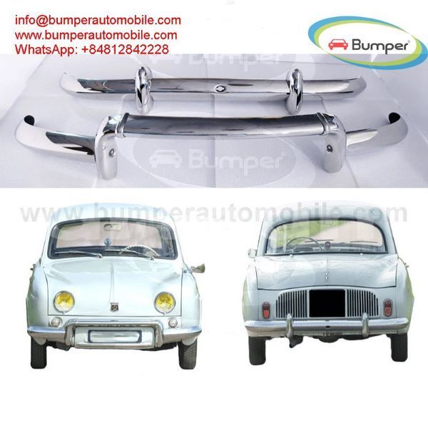 Big with watermark 800 renault dauphine year 1956 1967 bumper new. 1